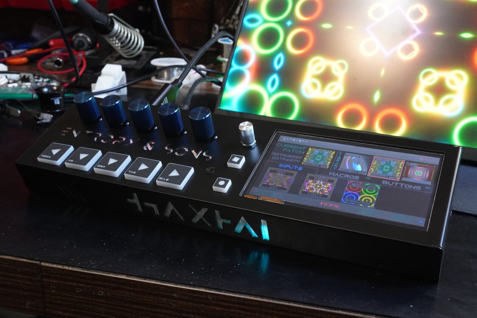 Recursion Studio 4K hardware video synthesizer hero shot