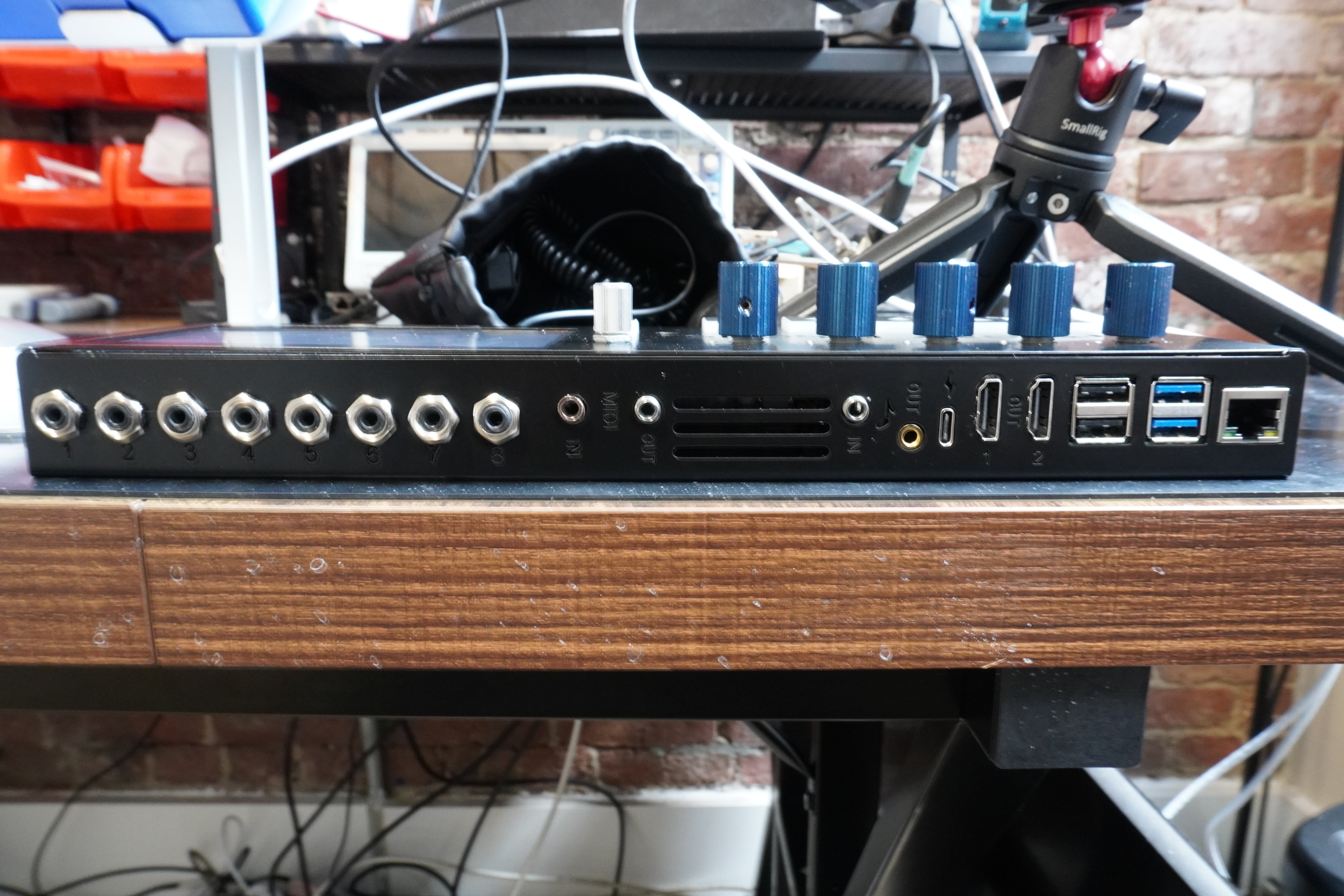 Recursion Studio 4K video synthesizer panel detail